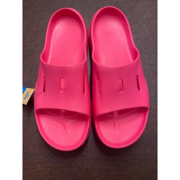 NWT Hoka Ora Recovery Slide 3 Sandals Pink Sze 14M/16W Athleisure Travel Comfort - Picture 1 of 4